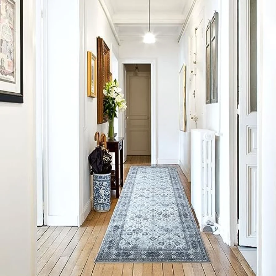 Boho Vintage Runner, Ivory 2'7" × 8', view 2