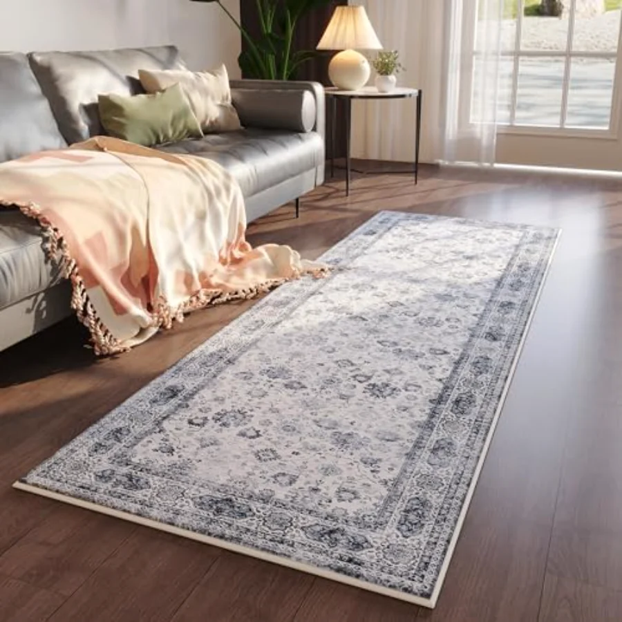 Boho Vintage Runner, Ivory 2'7" × 8', view 4