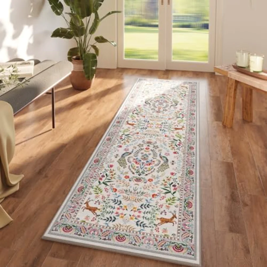 Floral Runner, Multi 2'7" × 8', view 3