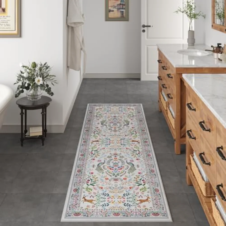 Floral Runner, Multi 2'7" × 8', view 4