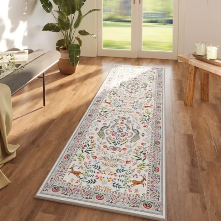 Floral Runner, Multi 2' × 6', view 3