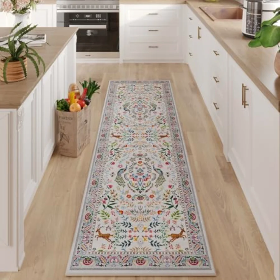 Floral Runner, Multi 2' × 6', view 5