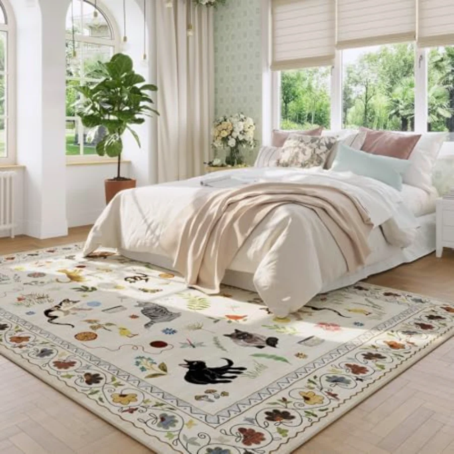 Cat Runner, Beige 2' × 10', view 3
