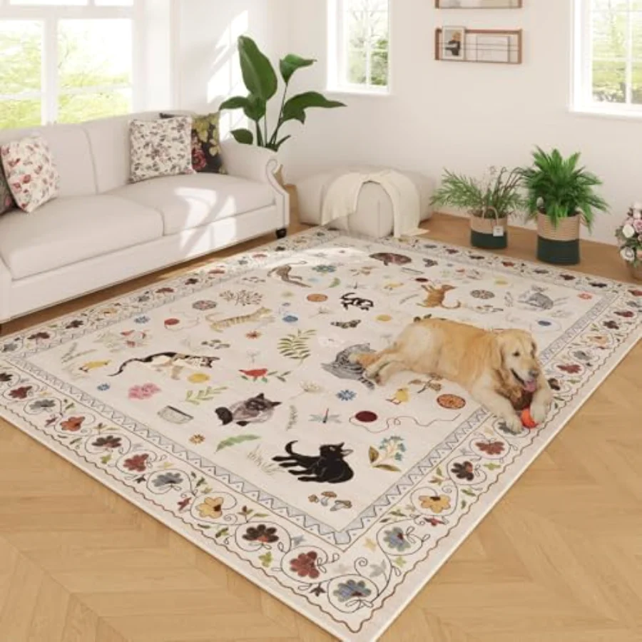 Cat Runner, Beige 2'7" × 8', view 2