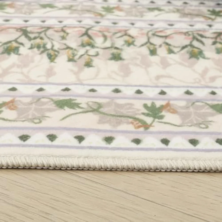 Abstract Area Rug, Beige 5' × 7', view 6