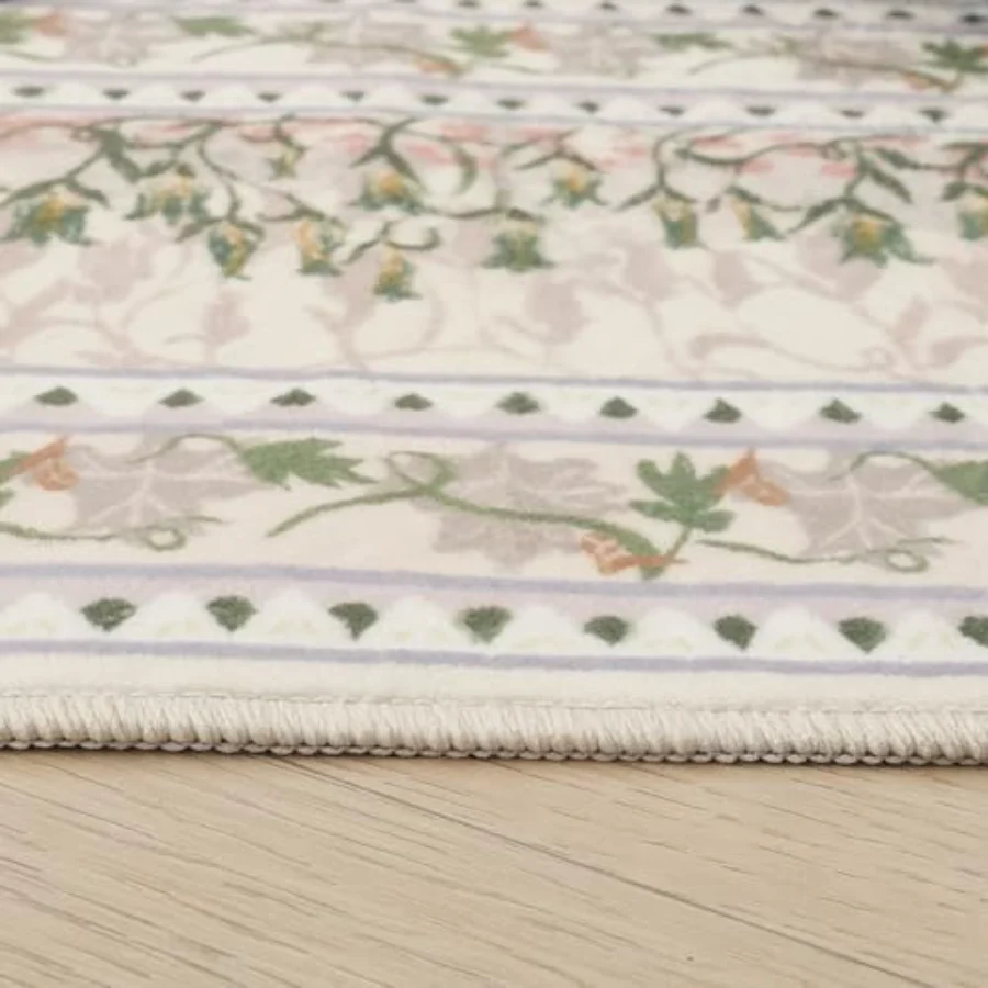 Abstract Area Rug, Beige 4' × 6', view 6