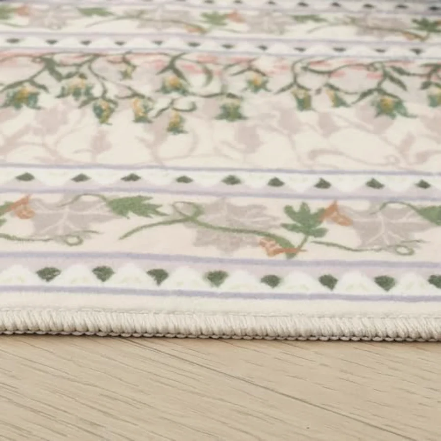 Abstract Area Rug, Beige 8' × 10', view 6