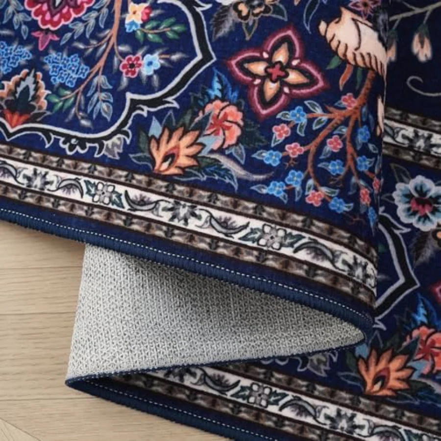 Tree of Life Area Rug, Blue 8' × 10', view 6