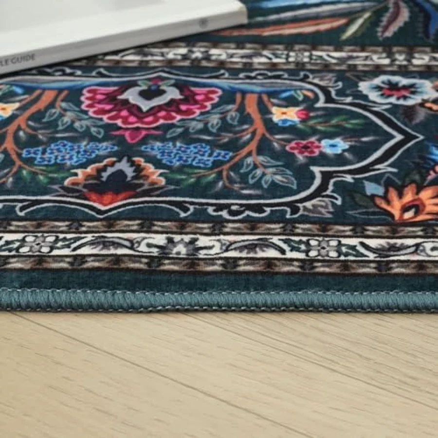 Tree of Life Area Rug, Green 5' × 7', view 6