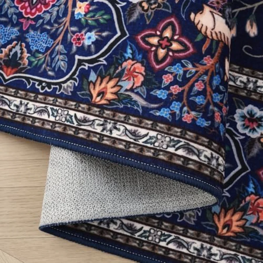 Tree of Life Area Rug, Blue 4' × 6', view 6