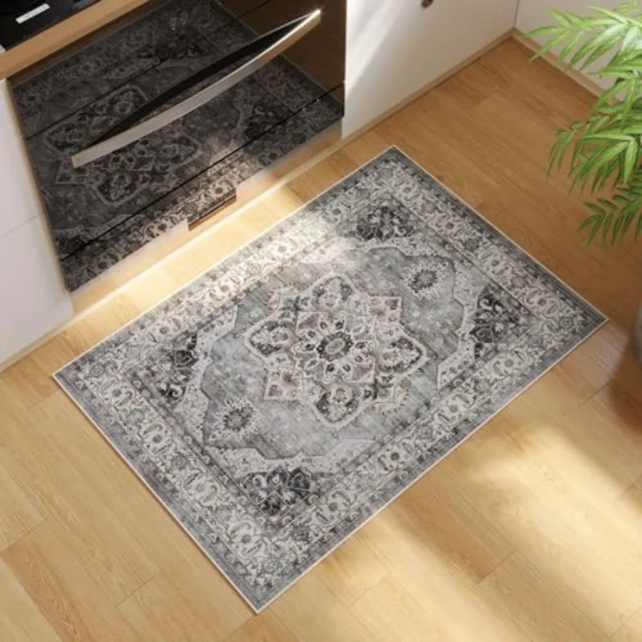 Medallion Area Rug, Ivory 8' × 10', view 3