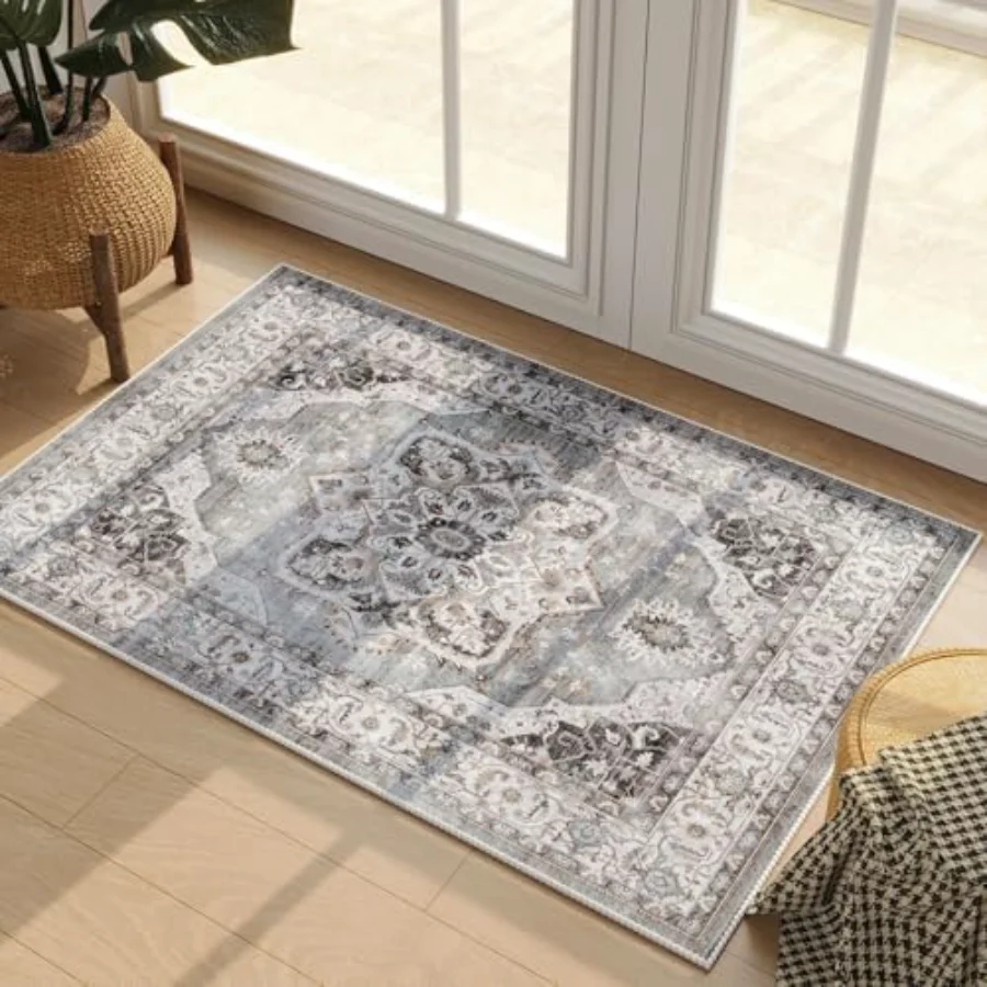 Medallion Doormat, Ivory 2' × 3', view 2