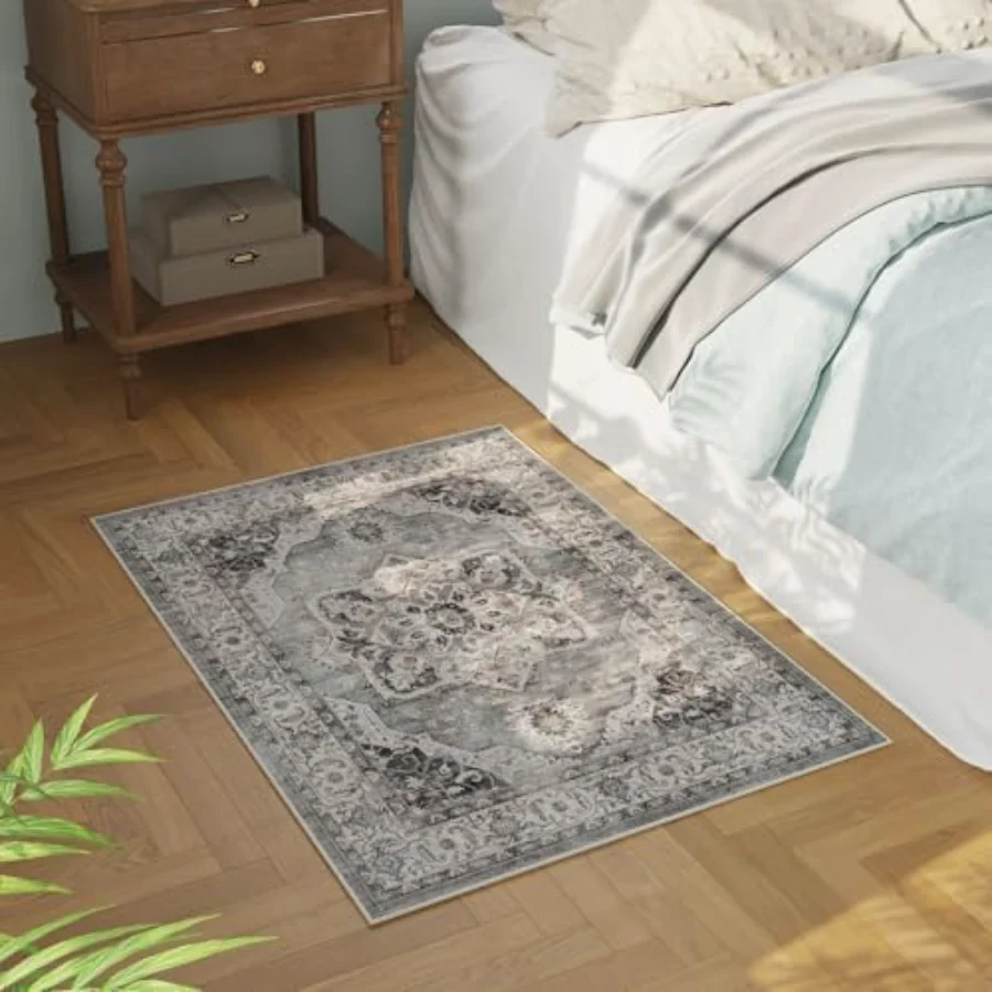 Medallion Doormat, Ivory 2' × 3', view 4