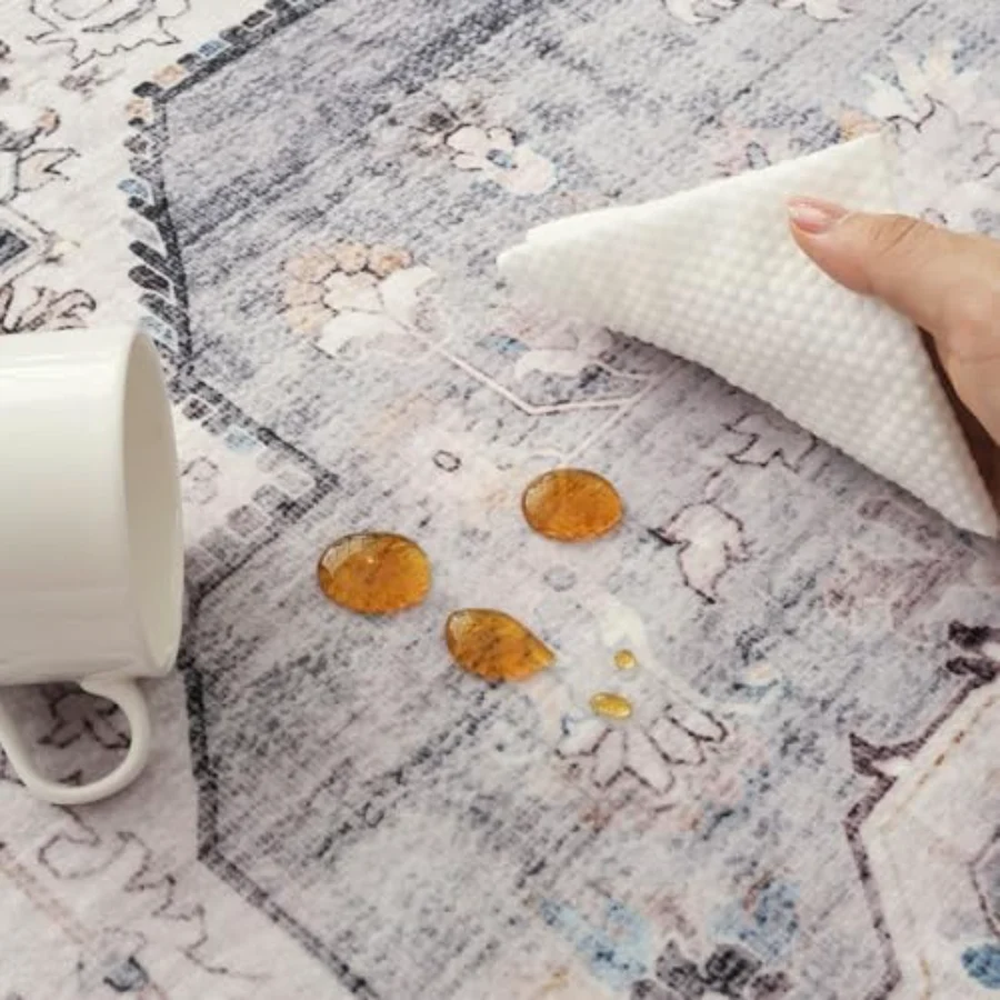 Medallion Area Rug, Ivory 5' × 7', view 5